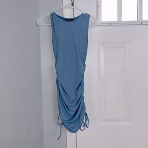 Ribbed Side Tie dress
